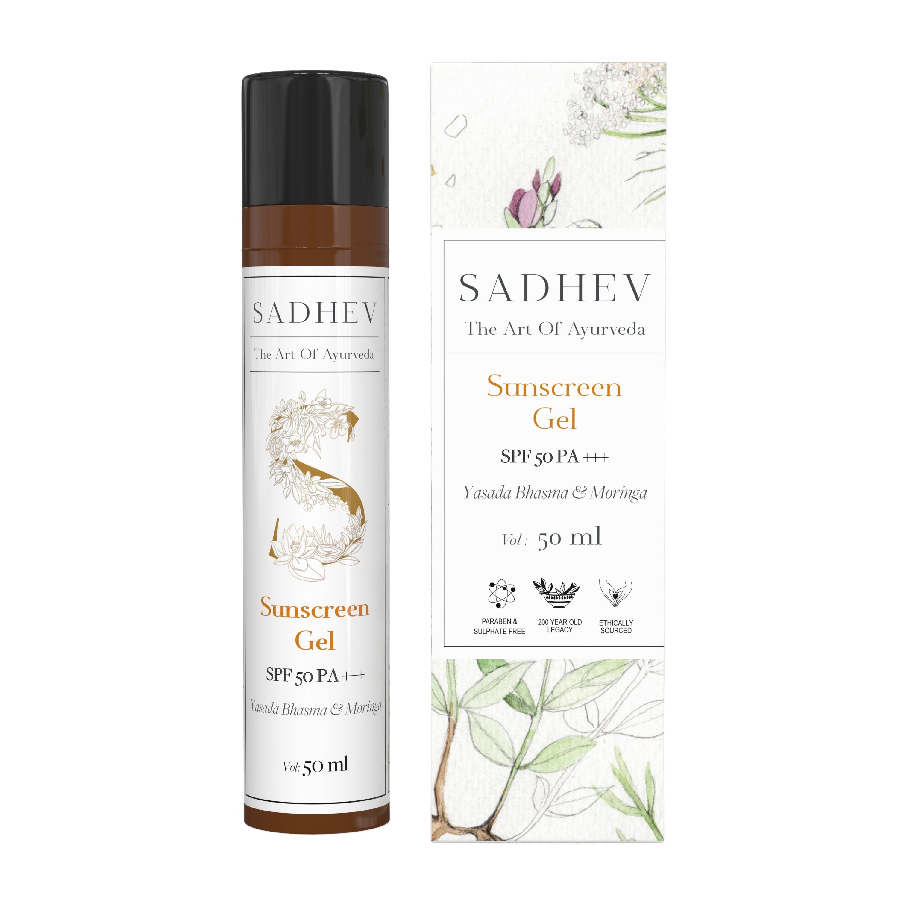 SADHEV SPF 50 PA+++ Sunscreen Gel, 50ml, Buy from Indicrest