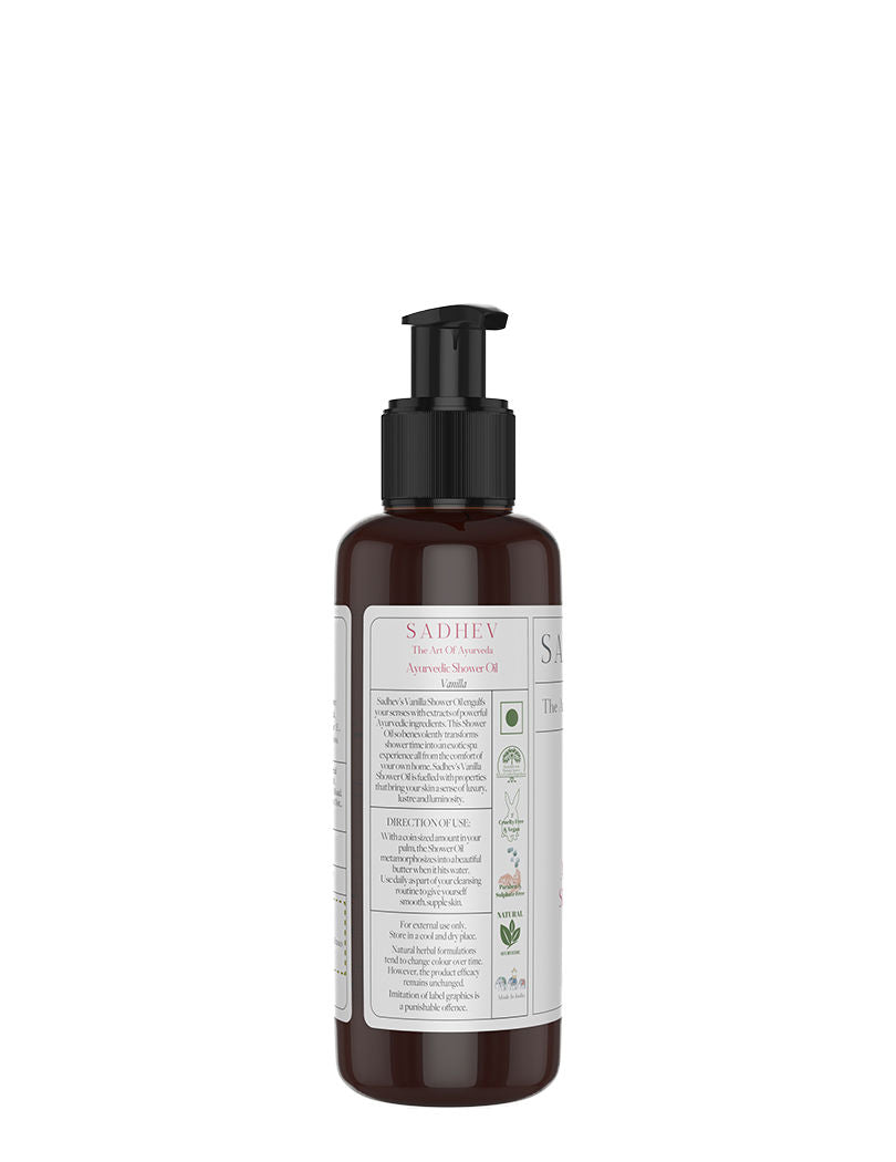 SADHEV Vanilla Shower Oil, 75ml