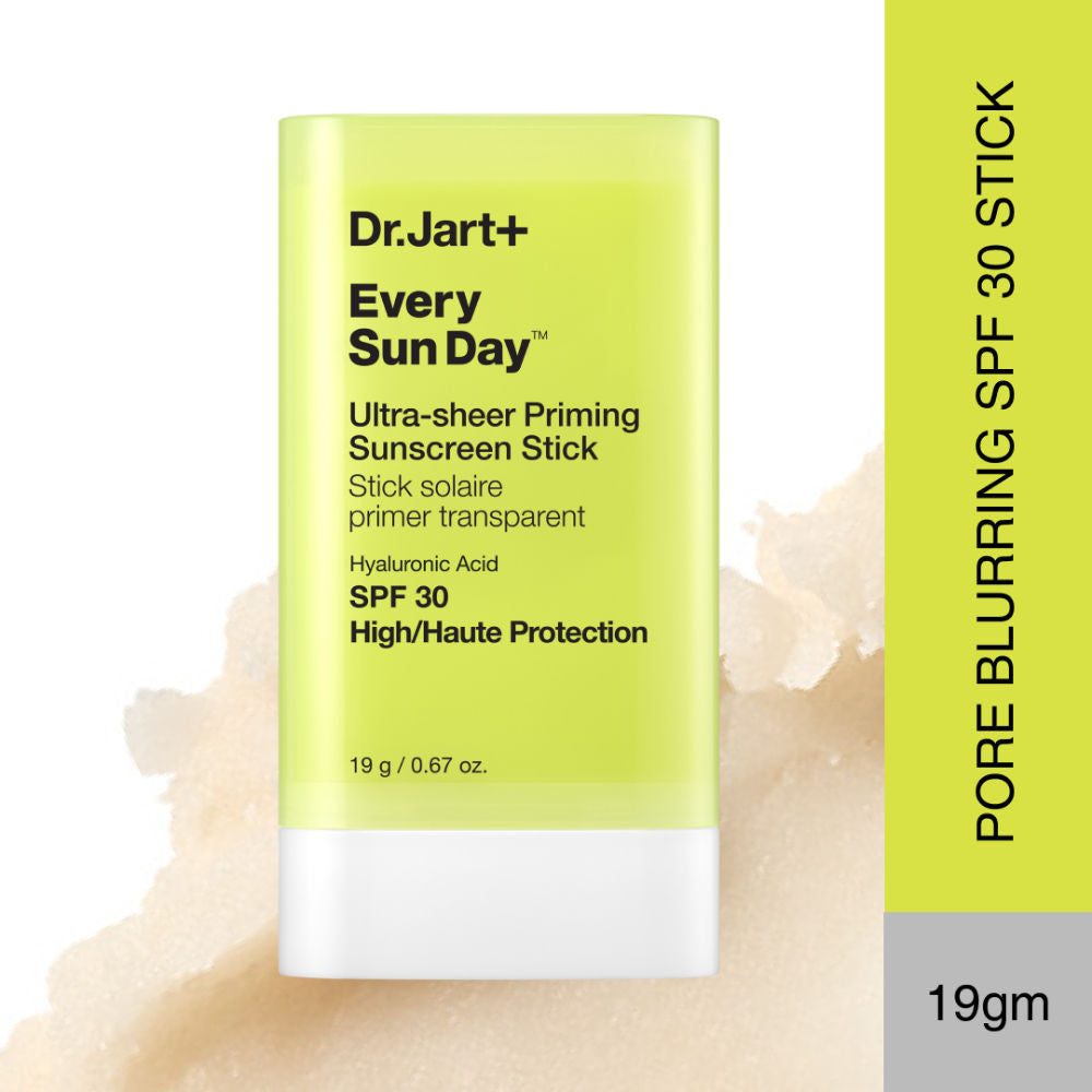 Dr.Jart+ Every Sun Day Ultra-Sheer Priming Sunscreen Stick SPF 30 With Hyaluronic Acid, 19g, Buy from Indicrest