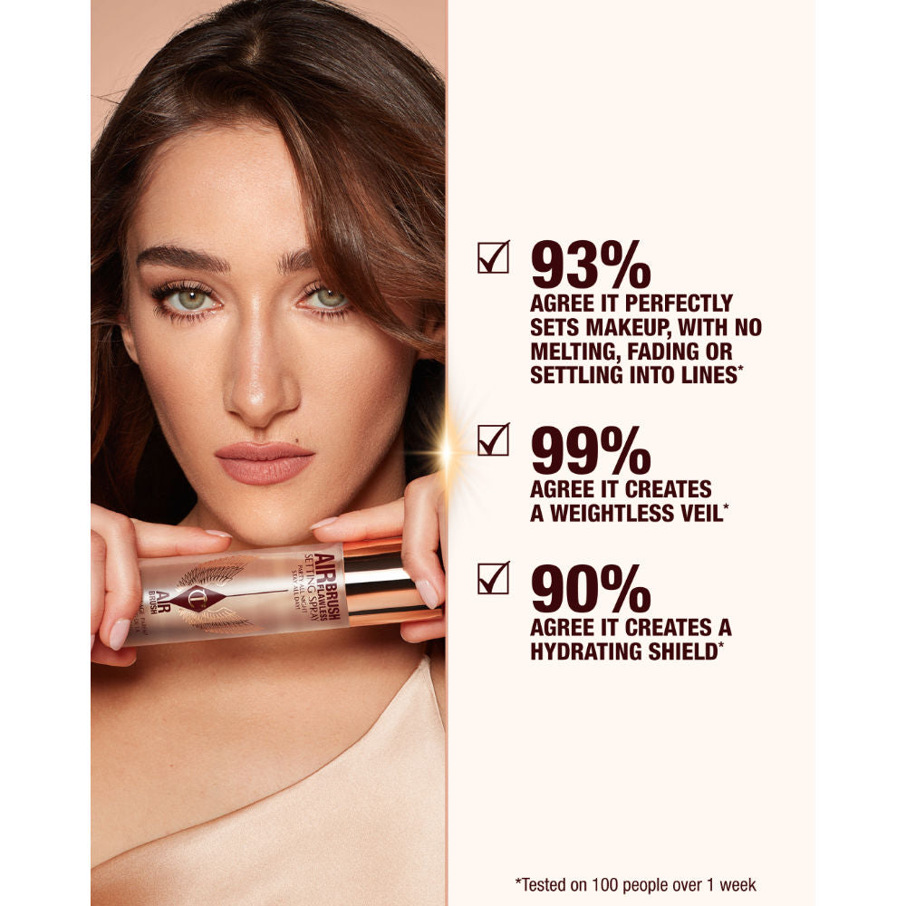 Charlotte Tilbury Airbrush Flawless Setting Spray Travel Size, 34ml