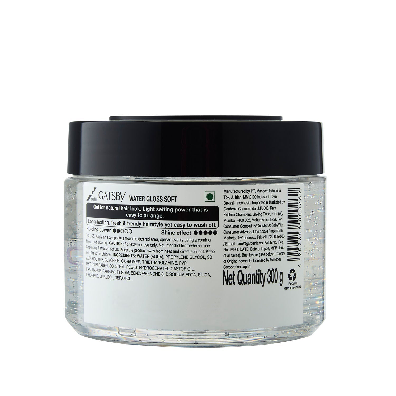 Gatsby Japan's No. 1 Water Gloss - Soft, 300g Buy at Indicrest Image 2