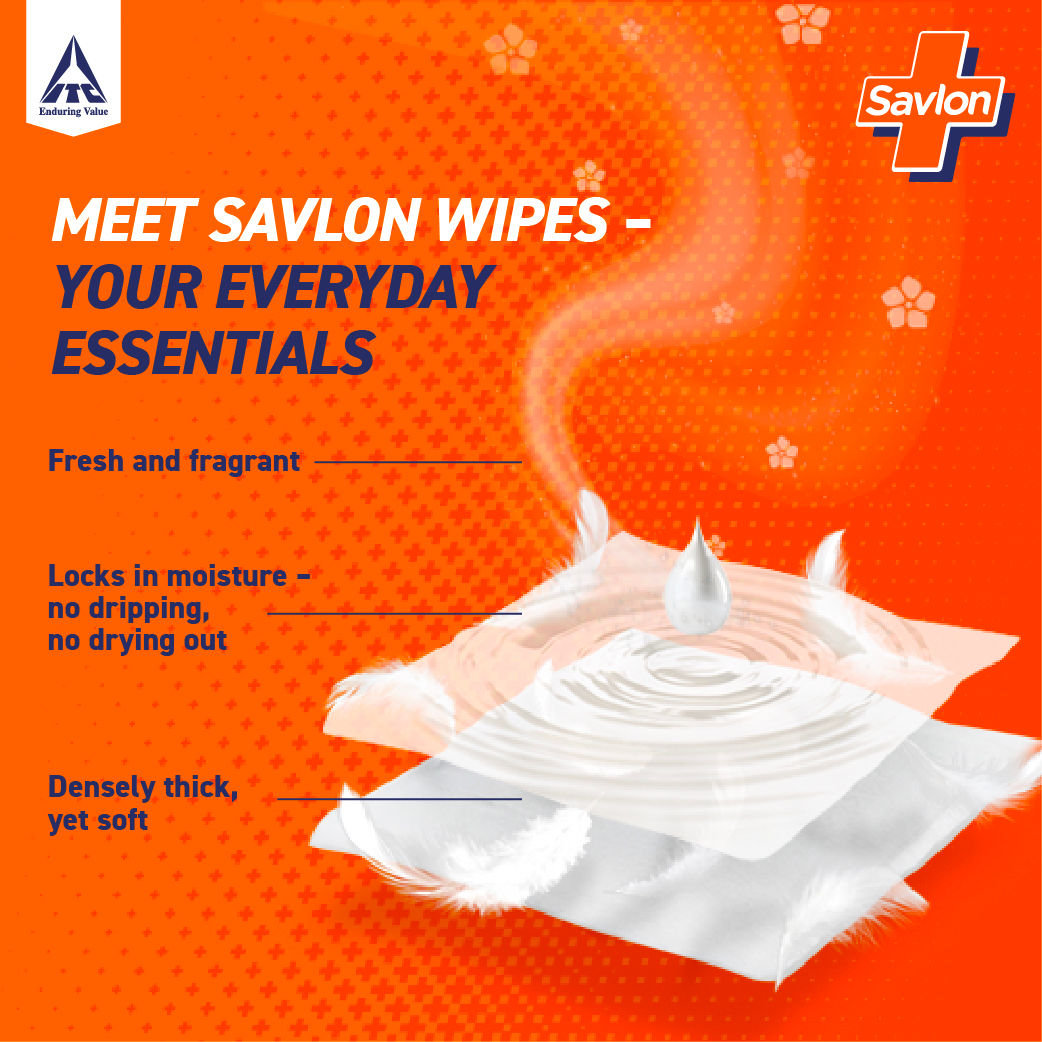 Savlon Germ Protection Multipurpose Thick & Soft Wet Wipes with Fliptop Lid 72 pcs, 72 Wipes Buy at Indicrest Image 2