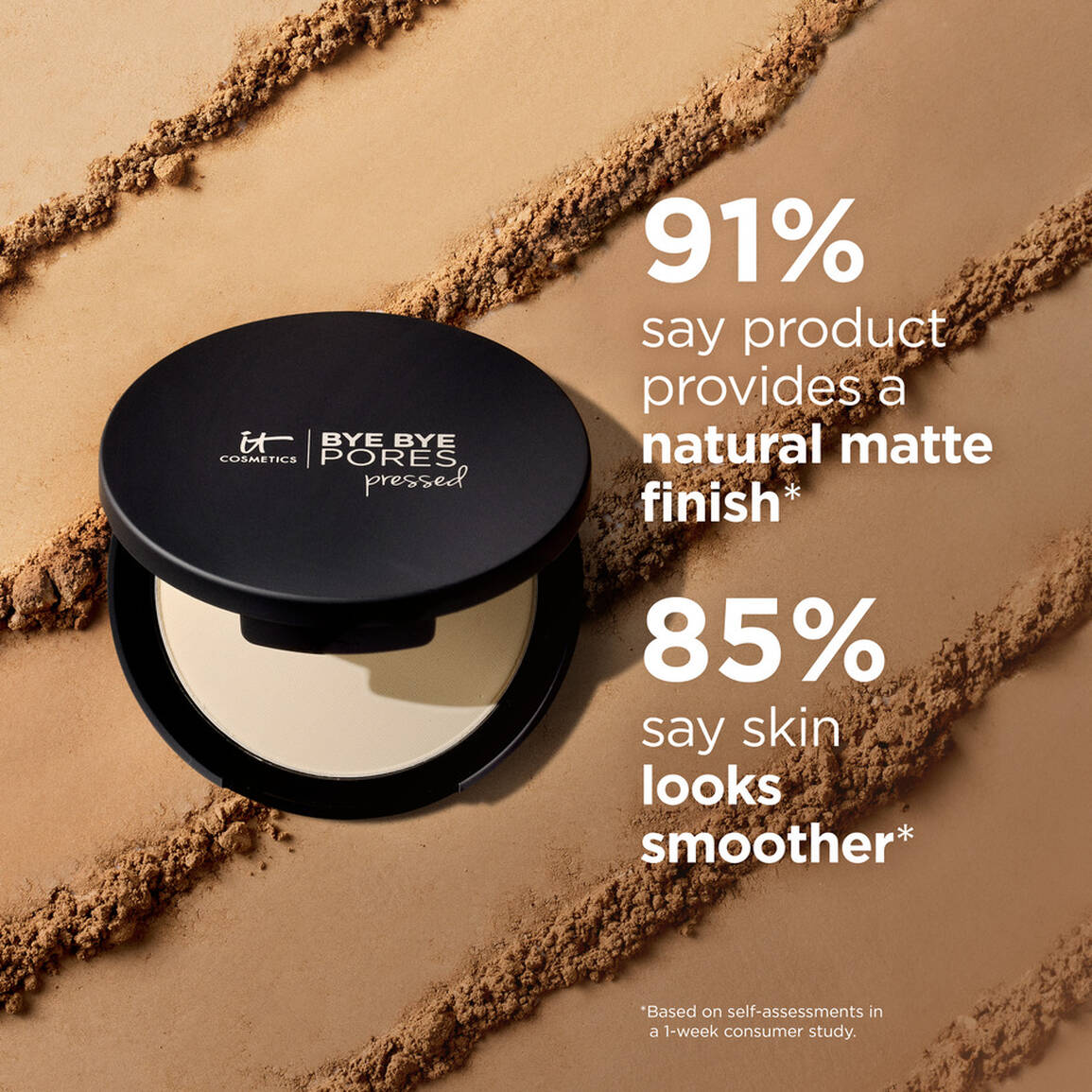IT COSMETICS Bye Bye Pores Presses Setting Powder- Translucent, 9g