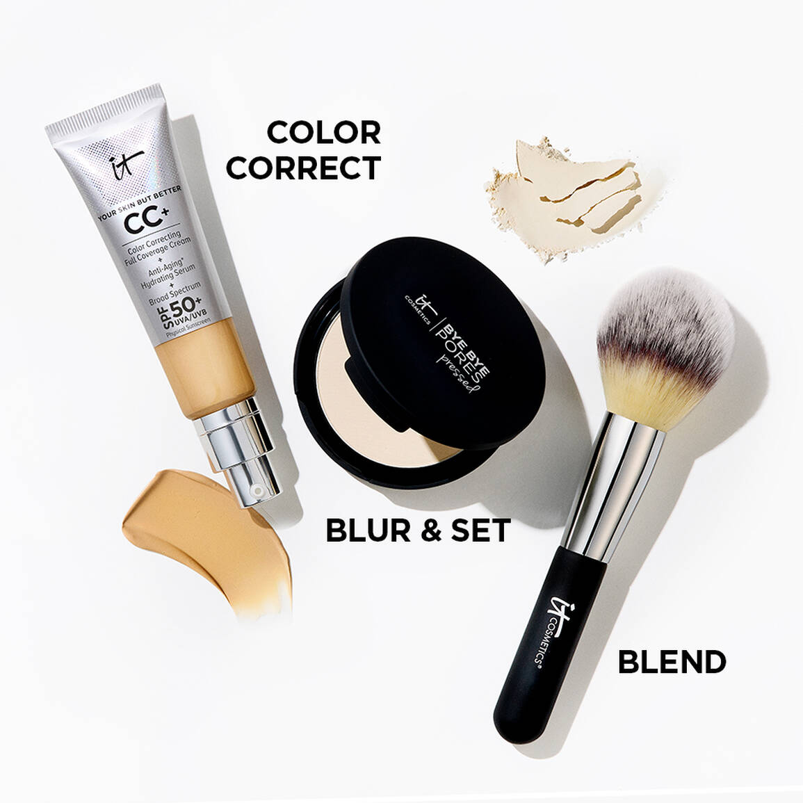IT COSMETICS Bye Bye Pores Presses Setting Powder- Translucent, 9g