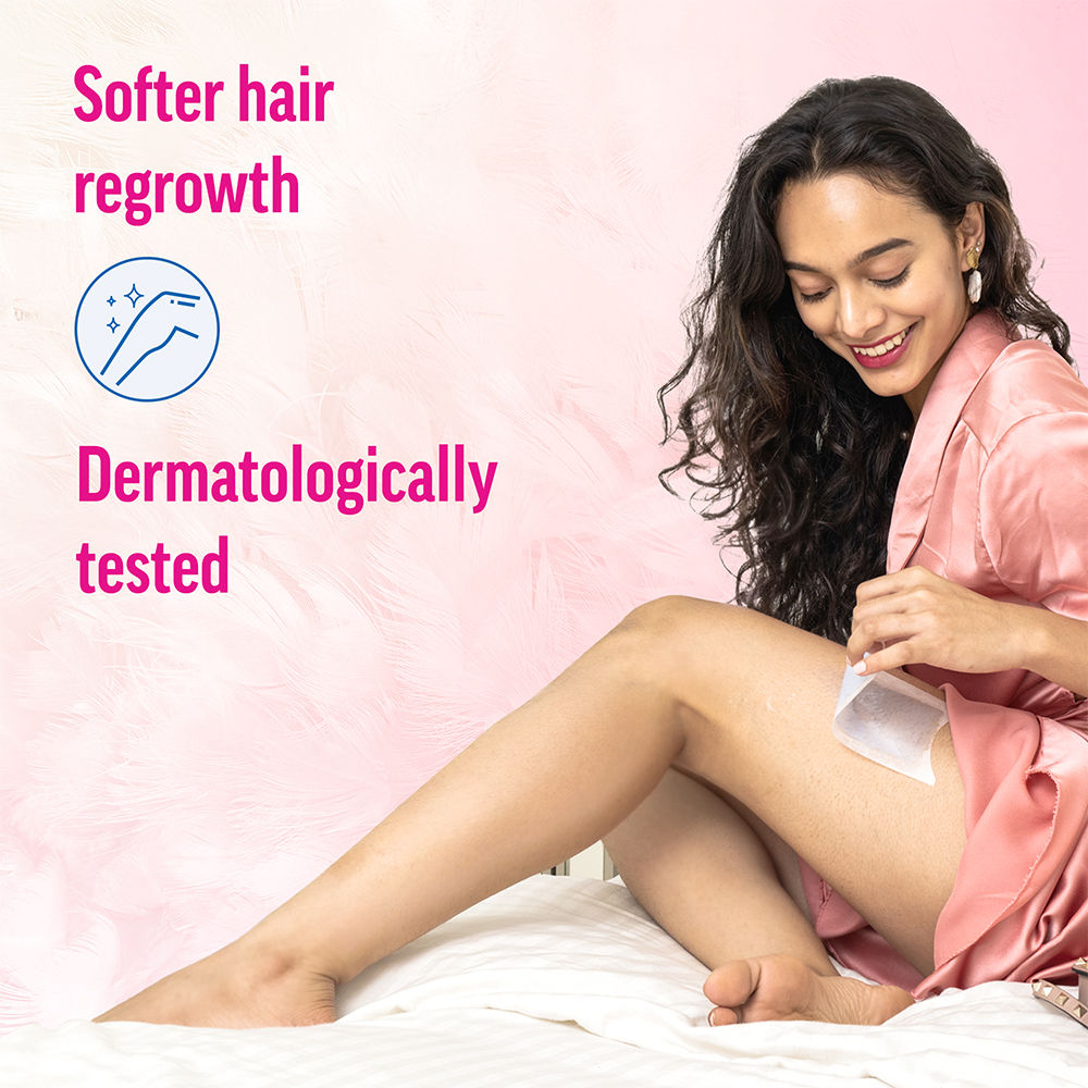 Veet Professional Waxing Strips Kit For Dry Skin, 20 Strips Buy at Indicrest Image 7