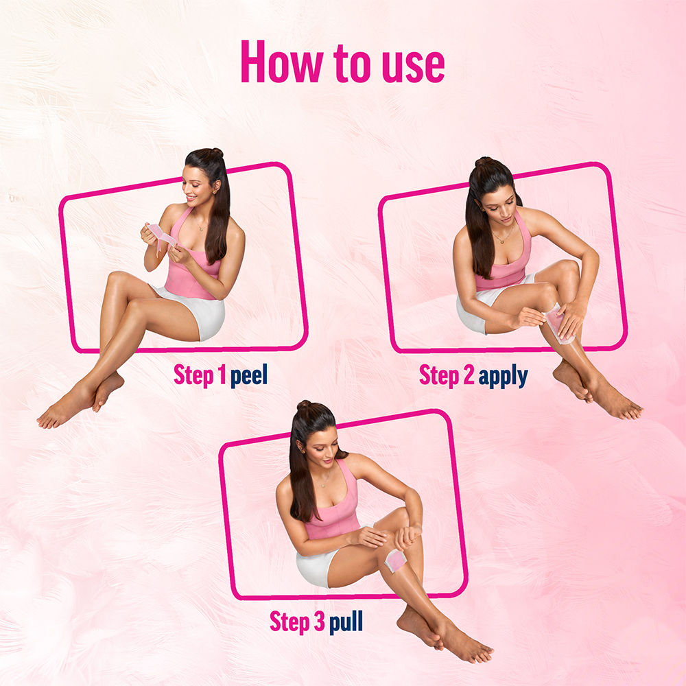 Veet Professional Waxing Strips Kit For Normal Skin, 8 Wax Strips Buy at Indicrest Image 11