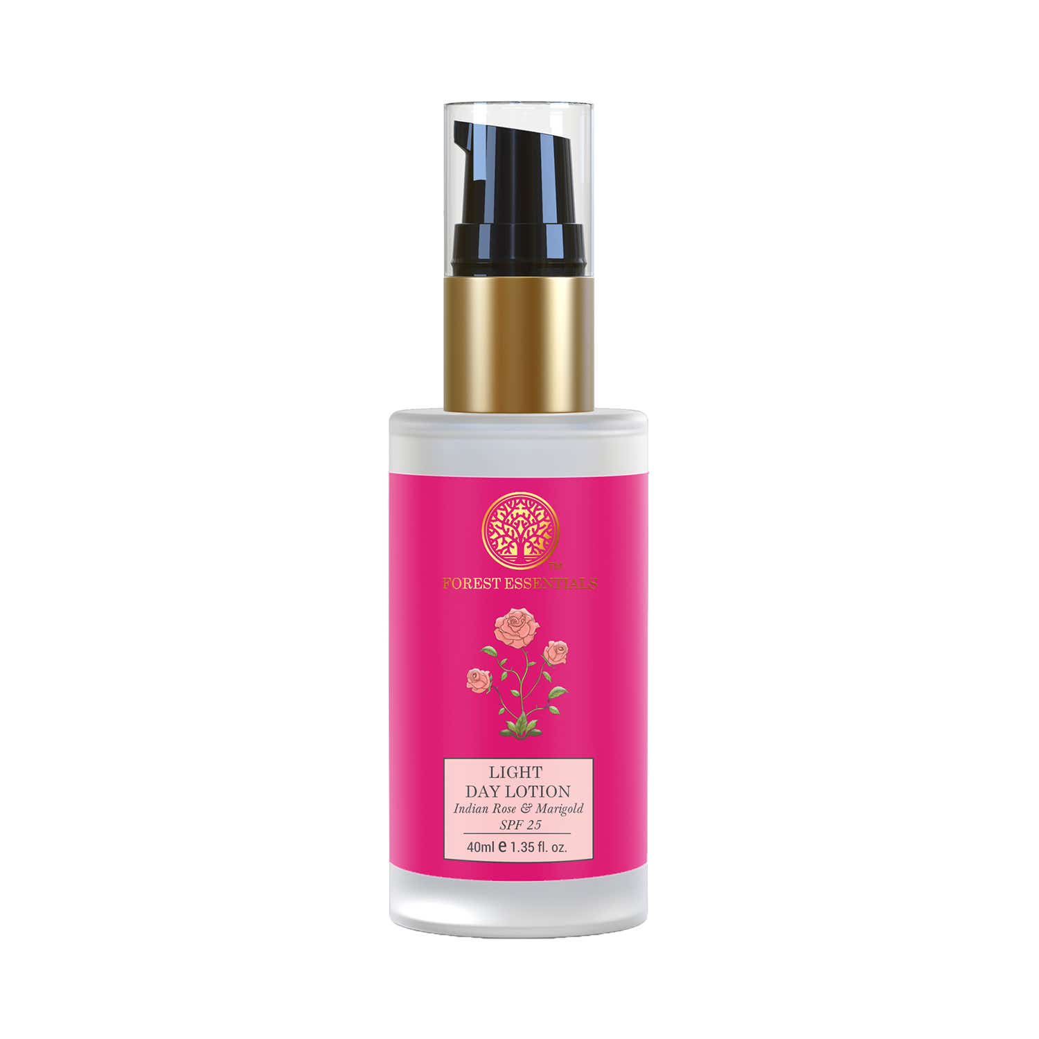 Forest Essentials Light Day Lotion Indian Rose & Marigold With SPF 30 Daily Moisturiser For Dry Skin, 40ml, Buy from Indicrest